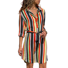 Load image into Gallery viewer, Long Sleeve Shirt Dress 2019