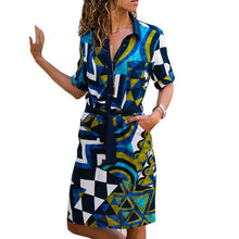 Load image into Gallery viewer, Long Sleeve Shirt Dress 2019