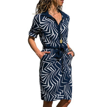 Load image into Gallery viewer, Long Sleeve Shirt Dress 2019