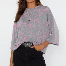 Load image into Gallery viewer, Printed T Shirt Women 2019 Summer